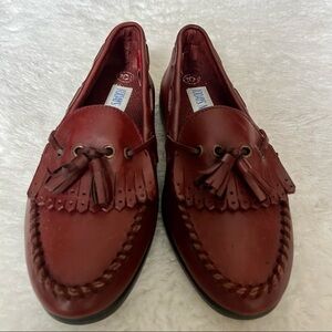 Today’s News Dark Brown Leather Men’s Loafer/Slips on Shoes size 10